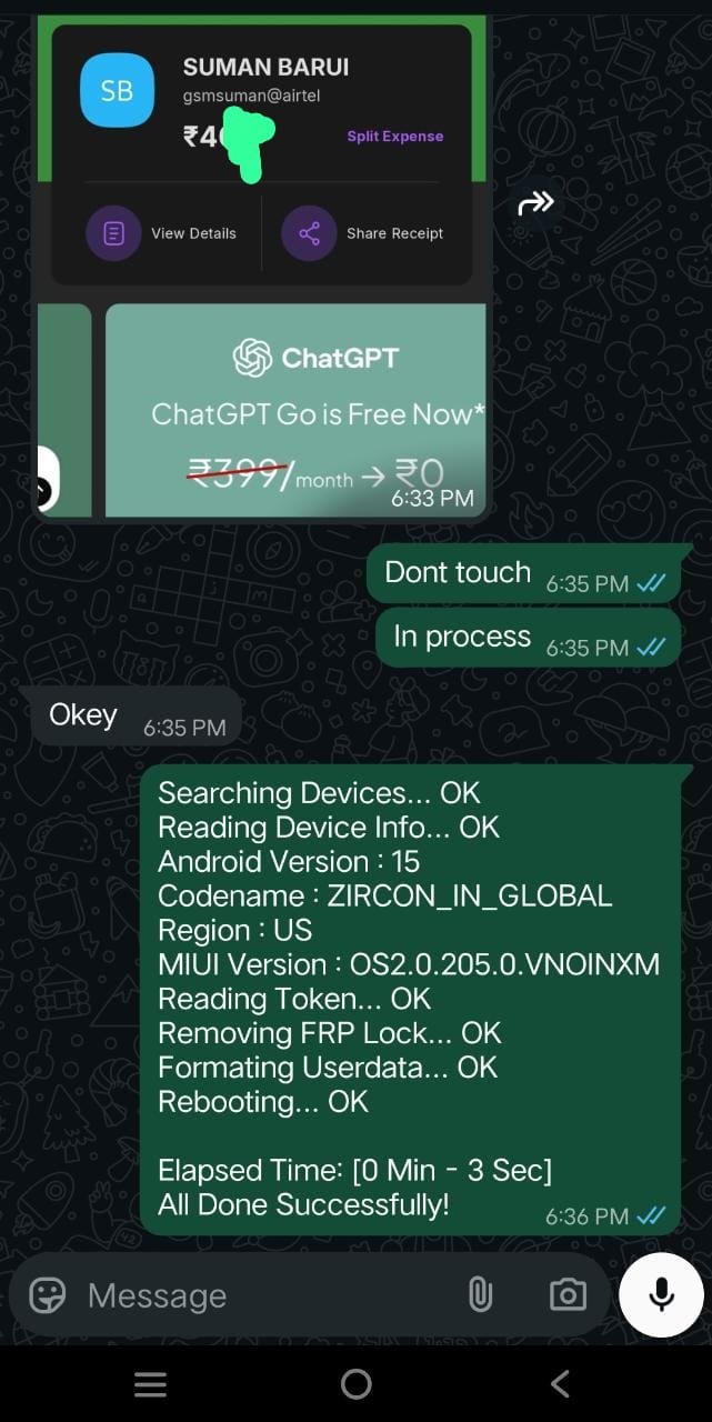 Mi FRP ⚡Un-LimiTed   Ordar⚡ send 🥳🥳🥳🥳